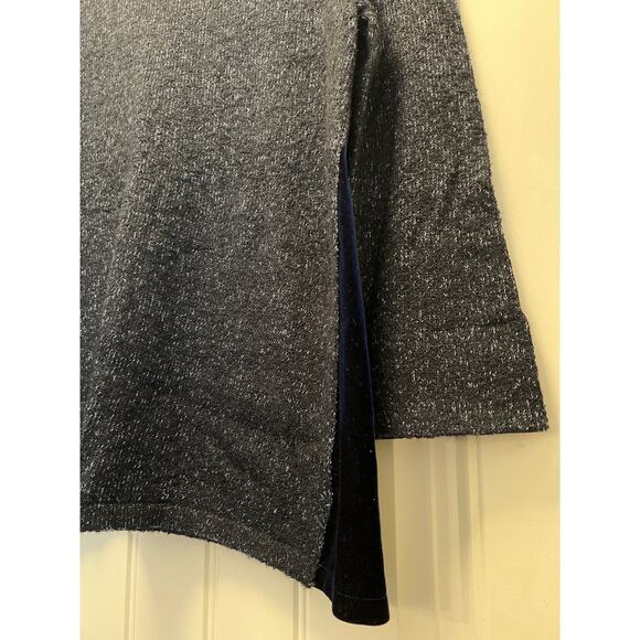 Curio New York Women’s 3/4 Sleeve Crew Neck Soft Pullover Sweater Size S Black - Picture 4 of 6